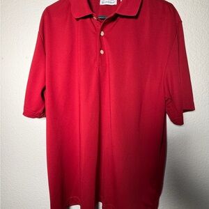 Cubavera Vibrant Red Polo Shirt